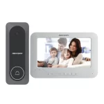 HIKVISION DS-KIS205T Wired Video Door Phone Kit | 7-Inch Indoor Monitor | HD Outdoor Doorbell Camera