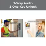 HIKVISION DS-KIS205T Wired Video Door Phone Kit | 7-Inch Indoor Monitor | HD Outdoor Doorbell Camera - Image 4