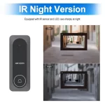 HIKVISION DS-KIS205T Wired Video Door Phone Kit | 7-Inch Indoor Monitor | HD Outdoor Doorbell Camera - Image 3