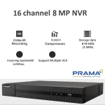 PRAMA PT-NR2A16-Q1 16 Channel 8MP Network Video Recorder - Image 3