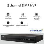 PRAMA PT-NR2A08-Q2 8 Channel 8MP Network Video Recorder - Image 3