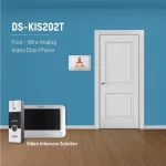 HIKVISION Analog Video Intercom System with Wired Video Door Phone | One Call Button(DS-KIS202T) - Image 3