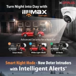 CP Plus 8MP Dual Light Dome Camera, Warm Light Range of 30 Mtr, PoE, IP67, MJPEG [CP-UNC-DA81L3C-LQ] - Image 4
