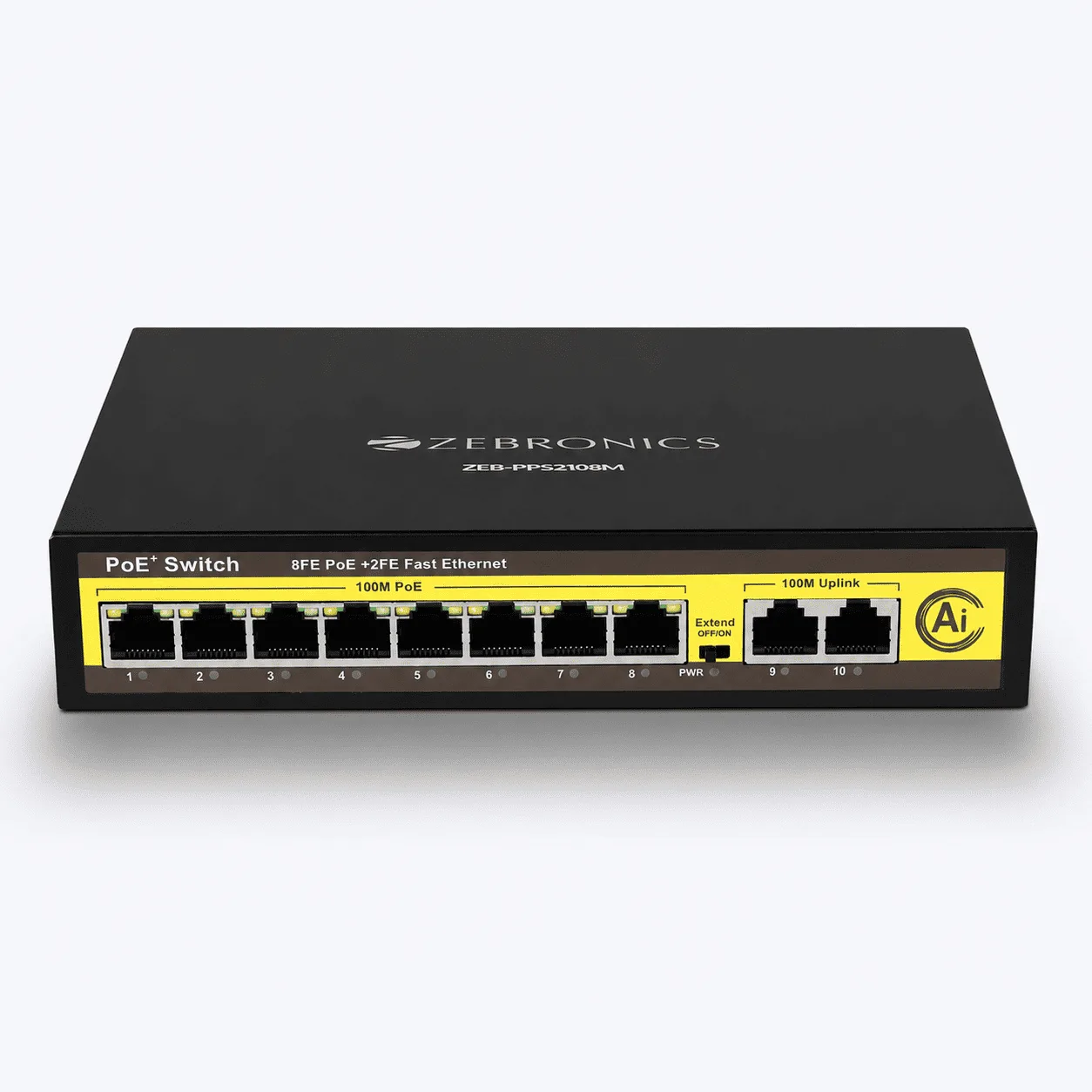 ZEB-8PPM2UM ZEB-8PPM2UM LITE ZEBRONICS POE SWITCH - Image 1