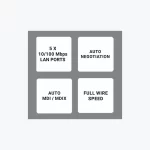 ZEBRONICS ETHERNET SWITCH 8 PORT 10/100 - Image 2