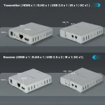 ZEBRONICS HDMI EXTENDER 1080P WITH KVM - Image 2