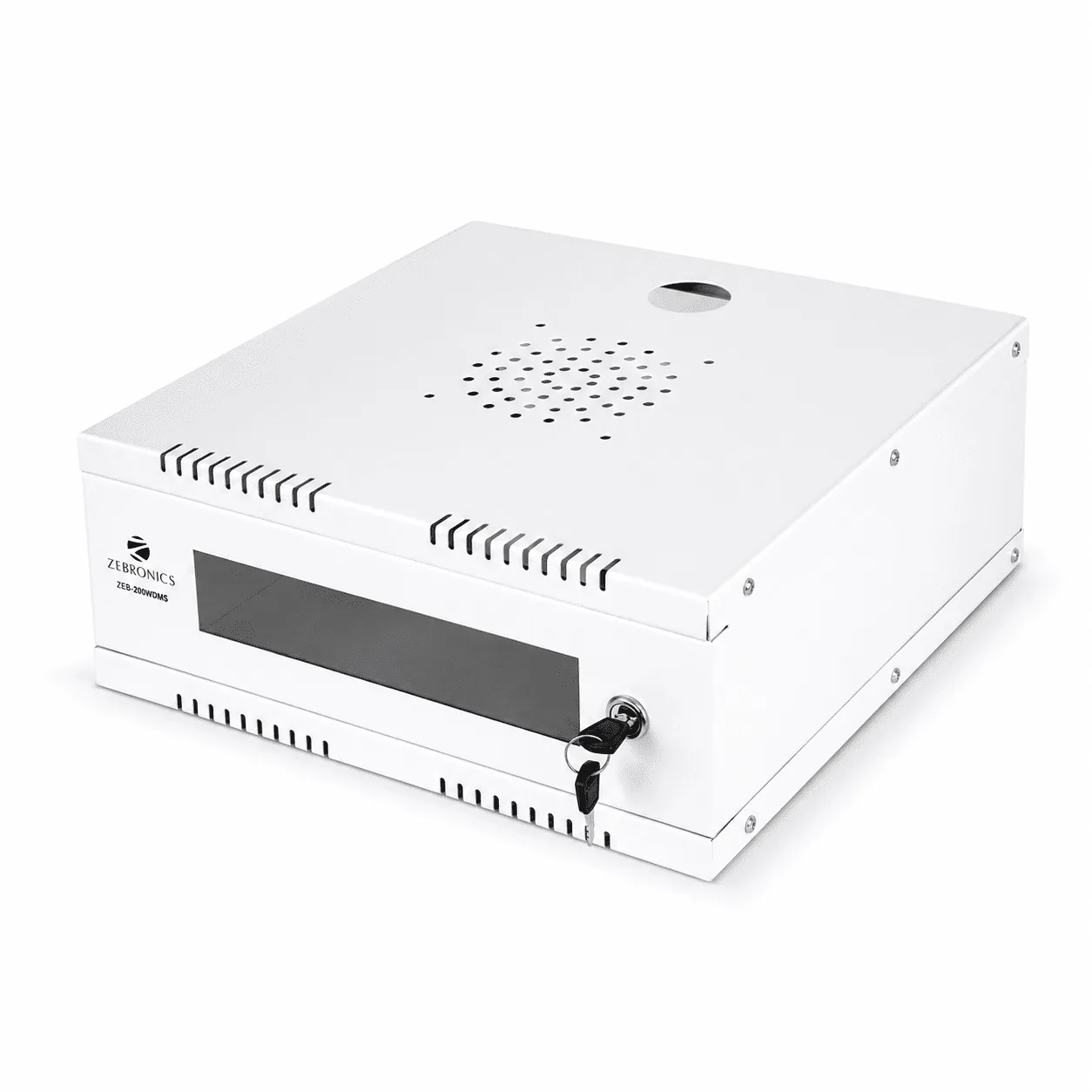 Zeb-2U2000R-pic-1 2U Mini Rack, Secure Locking System,Thru' Window - Image 1