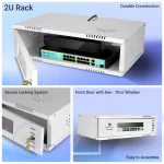 ZEB-2U5001R 50*30*14 CM 2U Rack - Image 4