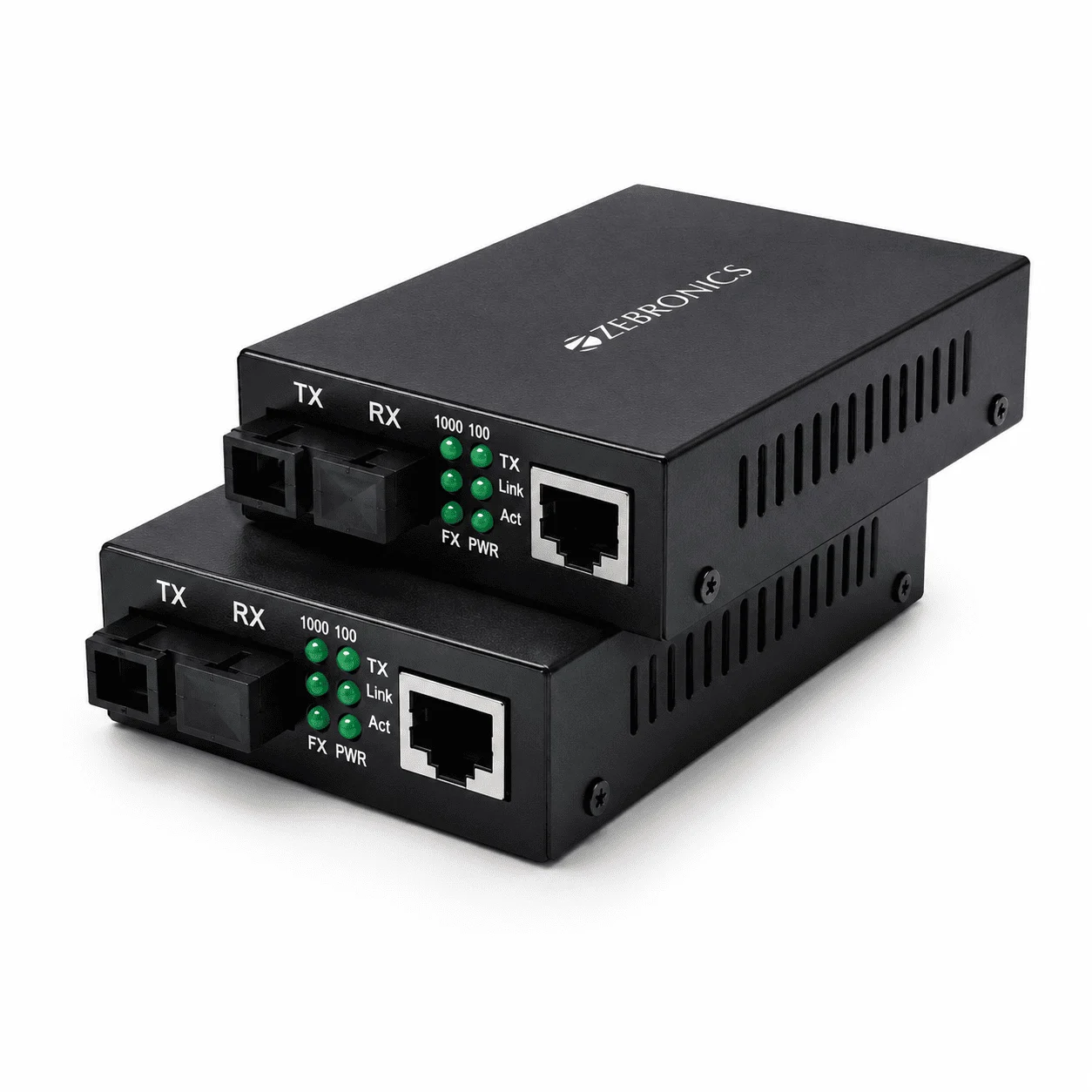 Zeb-FMC1000 ZEBRONICS SC MEDIA CONVERTER 10/100/1000 - Image 1
