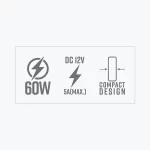 12Volts DC, 5 Amps Power supply | METAL BODY | HEAVY DUTY COMPONENTS | INDOOR SMPS - Image 2