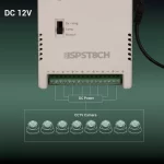 12Volts DC, 8 Cameras individual output Power supply | PLASTIC BODY | INDOOR SMPS - Image 2
